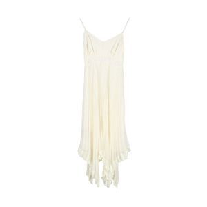 Zimmermann | Dresses | Zimmermann Espionage Lacetrimmed Pleated Midi Slip  Dress In Cream Silk | Poshmark